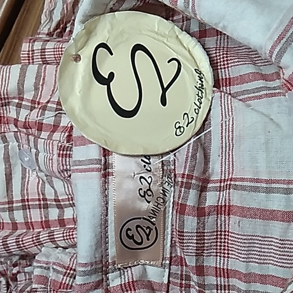 Ez Clothing medium boho Hippie button down casual shirt - Picture 4 of 4